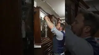 Victorian Petersons Pipes Display Cabinet