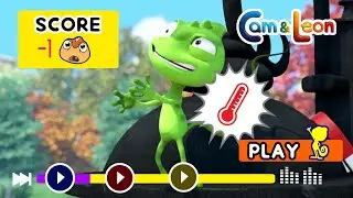 Cam & Leon | LEON'S LEAST LUCKY MOMENTS | Game Score | Funny Cartoon | Cartoon for Kids