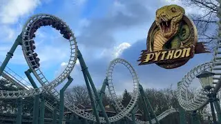 Efteling Python back row on-ride POV