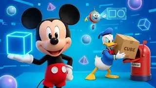 Mickey Mouse Clubhouse Full Episodes Donald's Shape Sorting Surprise! 📦🟦 Learning 3D Shapes for Kids