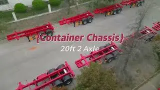 Efficiency Unleashed: 20ft 2 Axles Container Chassis Displayed!