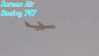 ✈️ Flight of Korean Air Boeing 747 Quadjet - 40x Magnification IV