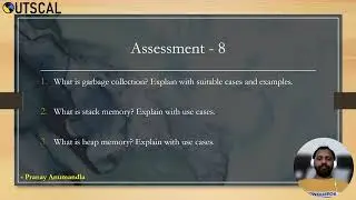 Pranay Anumandla || Outscal || Self Assessment 2 - 8 || Interview Preparation || OOPs & C++