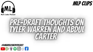 Tyler Warren home run draft pick || Mark Lesko Pod clips #pennstate #nfl #colts #giants