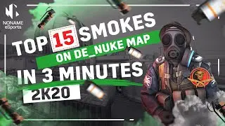 0+ TOP 15 SMOKES ON DE_NUKE MAP IN 3 MINUTES 2020