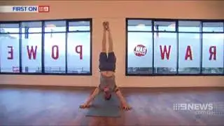 Channel 9 News Interview with Raw Power Yoga