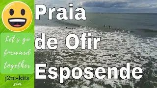 Praia de Ofir, Esposende, Portugal! Our One Day Trip Vlog in Portugal (Parrot Anafi)