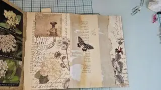 Adding flippy pages to our Little Green Journal