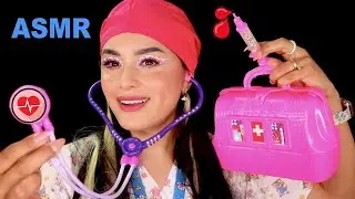 🔎 Revisando ❤️‍🩹 TUS HERIDAS 🩹 con JUGUETES 🧸 I SET MÉDICO 🩺 I ASMR en ESPAÑOL I Ges ASMR