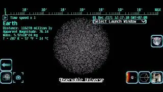 Zooming in from Observable Universe - Earth