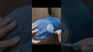 Paint your faded Cap with Acrylic Colors #art #repair #oldtonew #summerhacks #summerhat