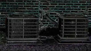 2 dark carrier air conditioners