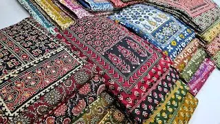 Ajrakh applique-Ikkat handwoven suits #viral #ajrakh #katranmarketdelhi #krupalisuit #ramtexsuit