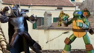 Battle shell: Leo Vs shredder 