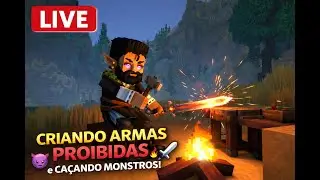 HYTALE-CRIANDO ARMAS INSANAS E ENFRENTANDO MONSTROS