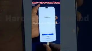 How To Hard Reset Honor 400 Pro #shorts #tyshorts  #hardreset