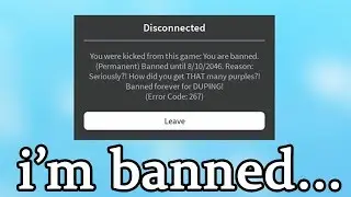 I Got Banned From Roblox Assassin...
