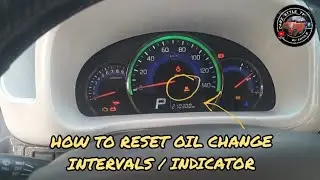 HOW TO RESET OIL CHANGE INDICATOR OR OIL CHANGE INTERVALS | DA17 EVERY | CARZ STYLE TV 