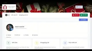 Add a gift list on Christmas List App