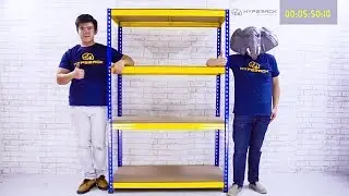HYPERACK - How to install a Boltless Rack with 1 person less than 6mins