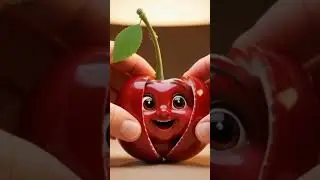 🍒 Cute Cherry Baby Animation | Funny AI Fruit Baby Video | UK Shorts 2025 #babybunny #shorts