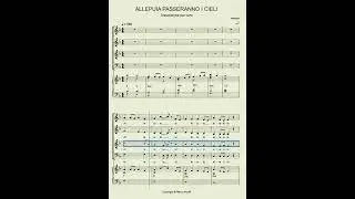 ALLELUIA PASSERANNO I CIELI TENORI