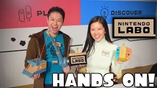 HANDS ON! [NINTENDO LABO] FIRST IN THE WORLD TO [DIY]