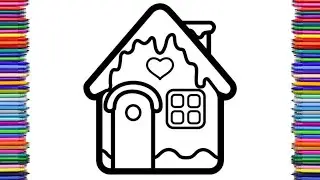 How To Draw A House Step by Step For Kids | 