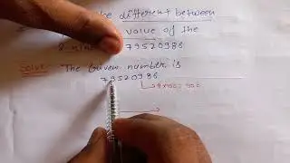 find the different between the place value of the 2 nines in 79520986