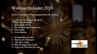 Weihnachtslieder | Gottesdienst für Zuhause | Tersteegenkirche | 2020
