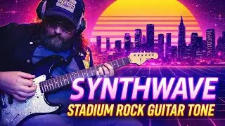 Synthwave Guitar Shred #2  | (Stadium Rock Tone /w Power Strat)