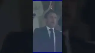 Macron's reaction to mbappe's hattrick against argentina in world cup 2022