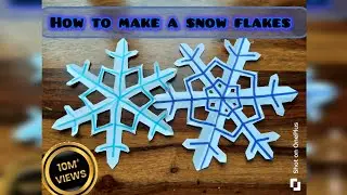 How to Make Snowflakes (that actually fall!) #art#drawing#beautiful#creativeprisha