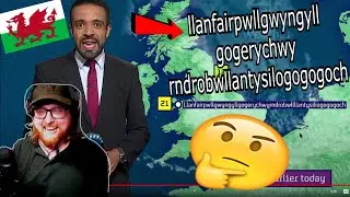 American Reacts to Weatherman pronouncing Llanfairpwllgwyngyllgogerychwyrndrobwllllantysiliogogogoch