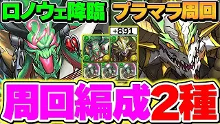約50分で+891が作れる！？ロノウェ降臨周回編成2パターン&ノルディス周回編成！正月イベント【パズドラ】