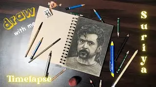 How to draw Quick sketch of Actor surya 🔥 #actorsuriya #quicksketch #portraitdrawing #retromovie