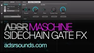 Maschine 2 - Эффекты сайдчейн-гейта - Инструкция по использованию