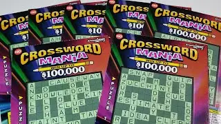 This Ticket SAVED The Session 🤑 7x $10 Crossword Mania - Arizona Lottery Scratchers