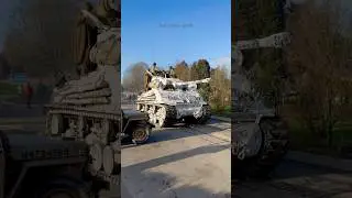 &bdquo;Snow-Fury&ldquo; Sherman M4A2E8 in Manhay | 80th Anniversary Battle of the Bulge | #ww2 #military #tank