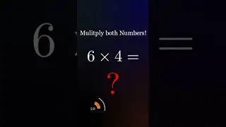 Multiplication 6 times 4