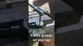 Adding a grease zerk to the tie rod ends