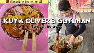 Kuya Oliver's Gotohan: Goto Bulalo Overload & Monster Ribs at San Juan, Batangas, PH| Mike and Ann