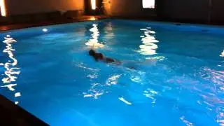 swimming at la fitness gym pool