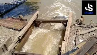 pasang surut air laut #tambak #bandeng @ikan bandeng