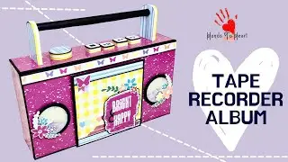 TAPE RECORDER MINI ALBUM || CASSETTE ALBUM || LATEST 2021 || HANDMADE GIFT IDEA || MUSIC LOVERS