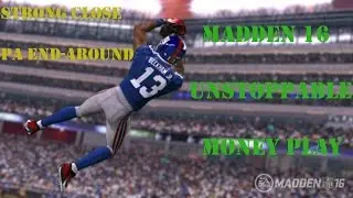 Madden 16 Unstoppable Money Play - Strong Close: PA End-Around