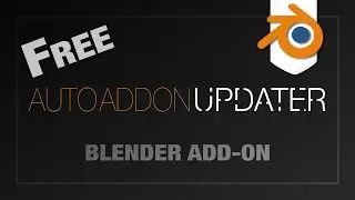 Auto Addon Updater tutorial - FREE Blender add-on