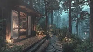 Rain Sounds for Sleep and Study | Calm Night Rain Ambience