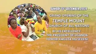 Don't Miss The Official Opening Of The Temple Mount Church Of All Nations.