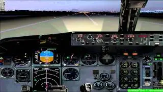 [FS2004] BTI69R Landing at Riga RW36 from Paris CDG [HD]!